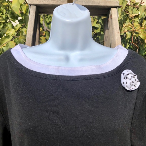 Erika Long Sleeve Black Top - Picture 2 of 4